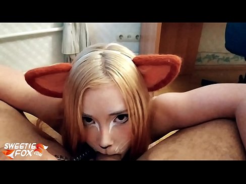 ❤️ Kitsune engole a piça e o esperma na boca ❌ Porno em nós